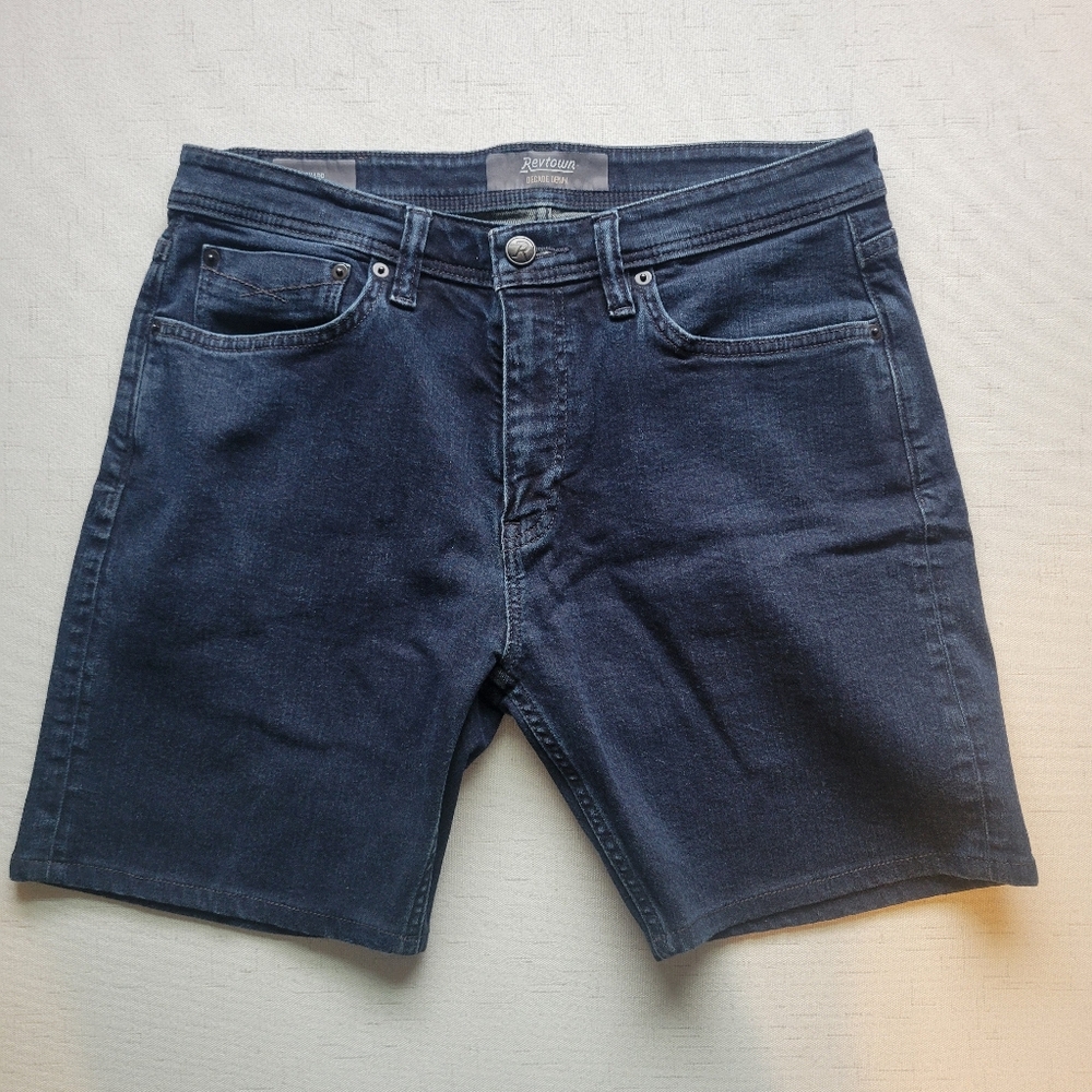 Revtown Men's Denim Shorts - Dark Blue